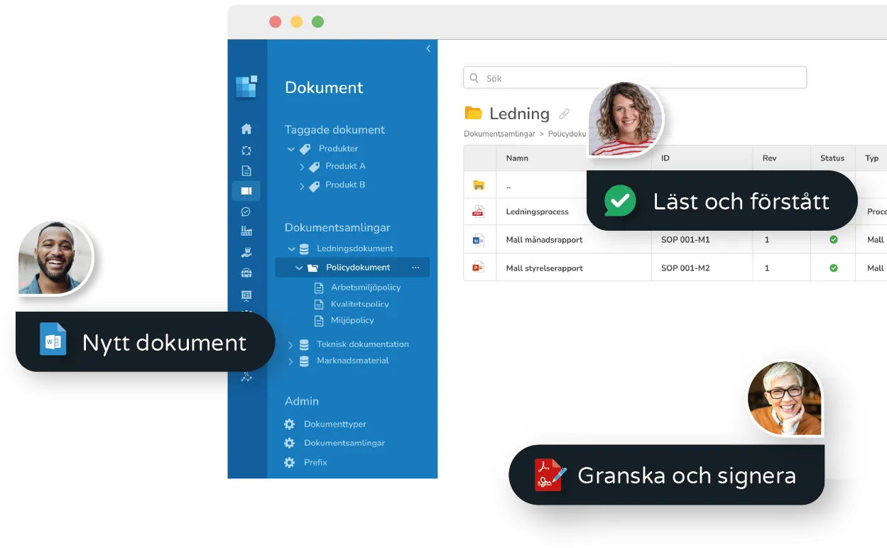 Koll på dokument och flöden i sveriges vassaste eQMS